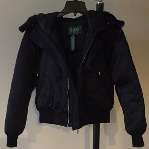 Ralph Lauren bomber jacket/coat, down with hood
